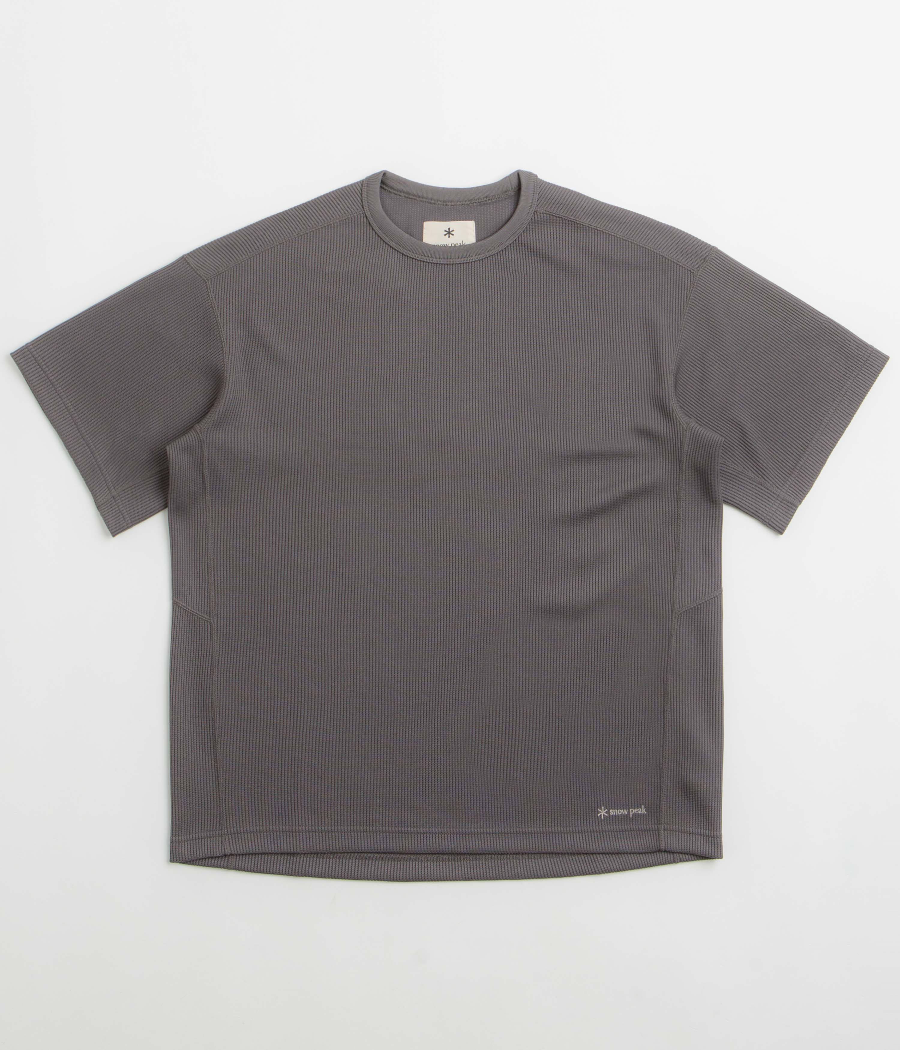 Snow Peak Dry Thermal T-Shirt - Charcoal