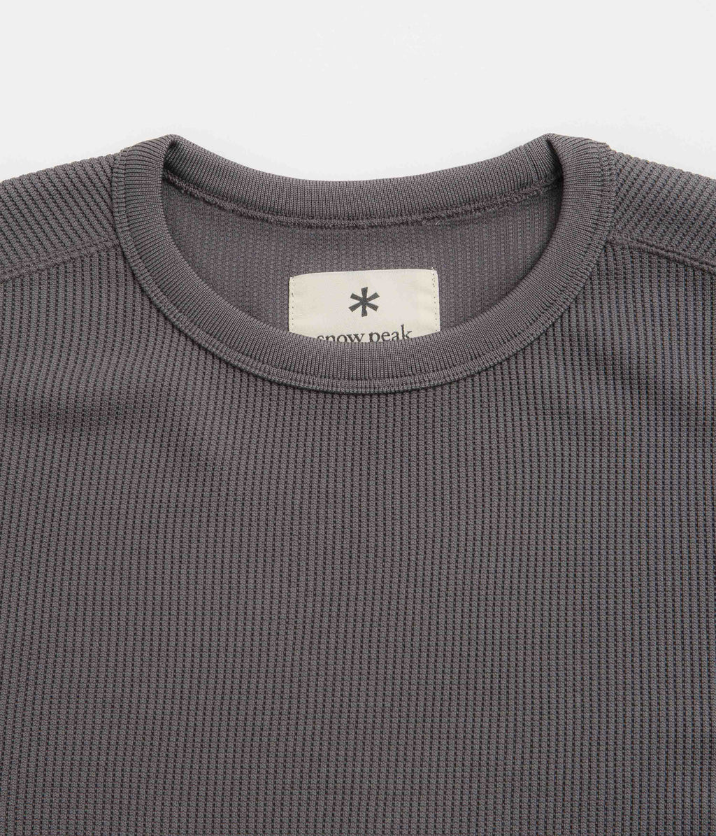 Snow Peak Dry Thermal T-Shirt - Charcoal