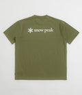 Snow Peak NSD Back Logo T-Shirt - Olive