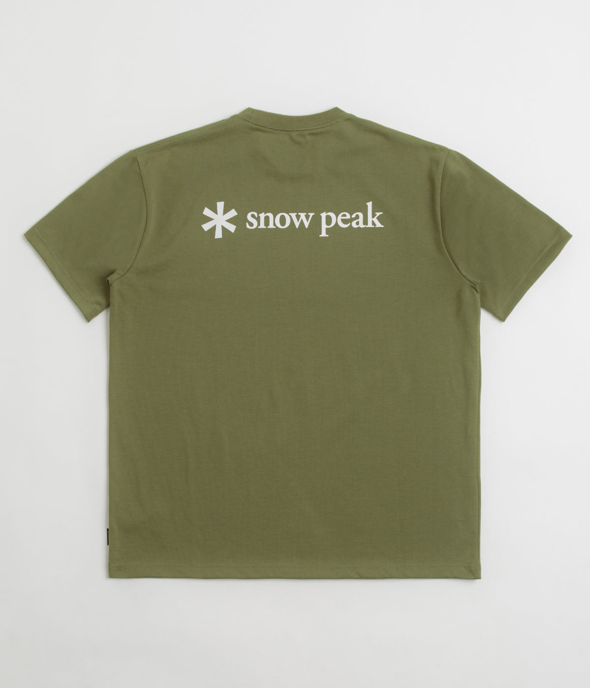 Snow Peak NSD Back Logo T-Shirt - Olive