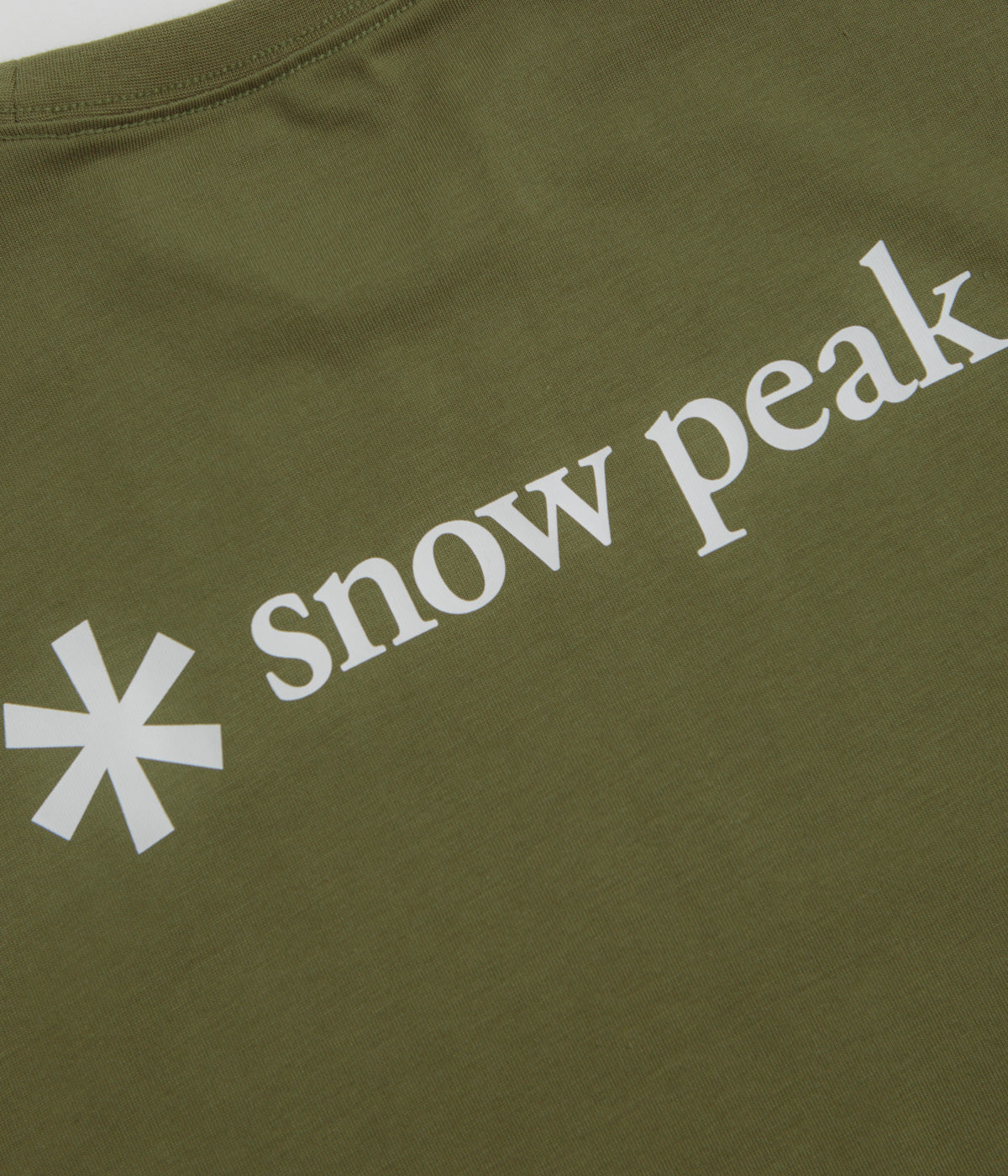 Snow Peak NSD Back Logo T-Shirt - Olive