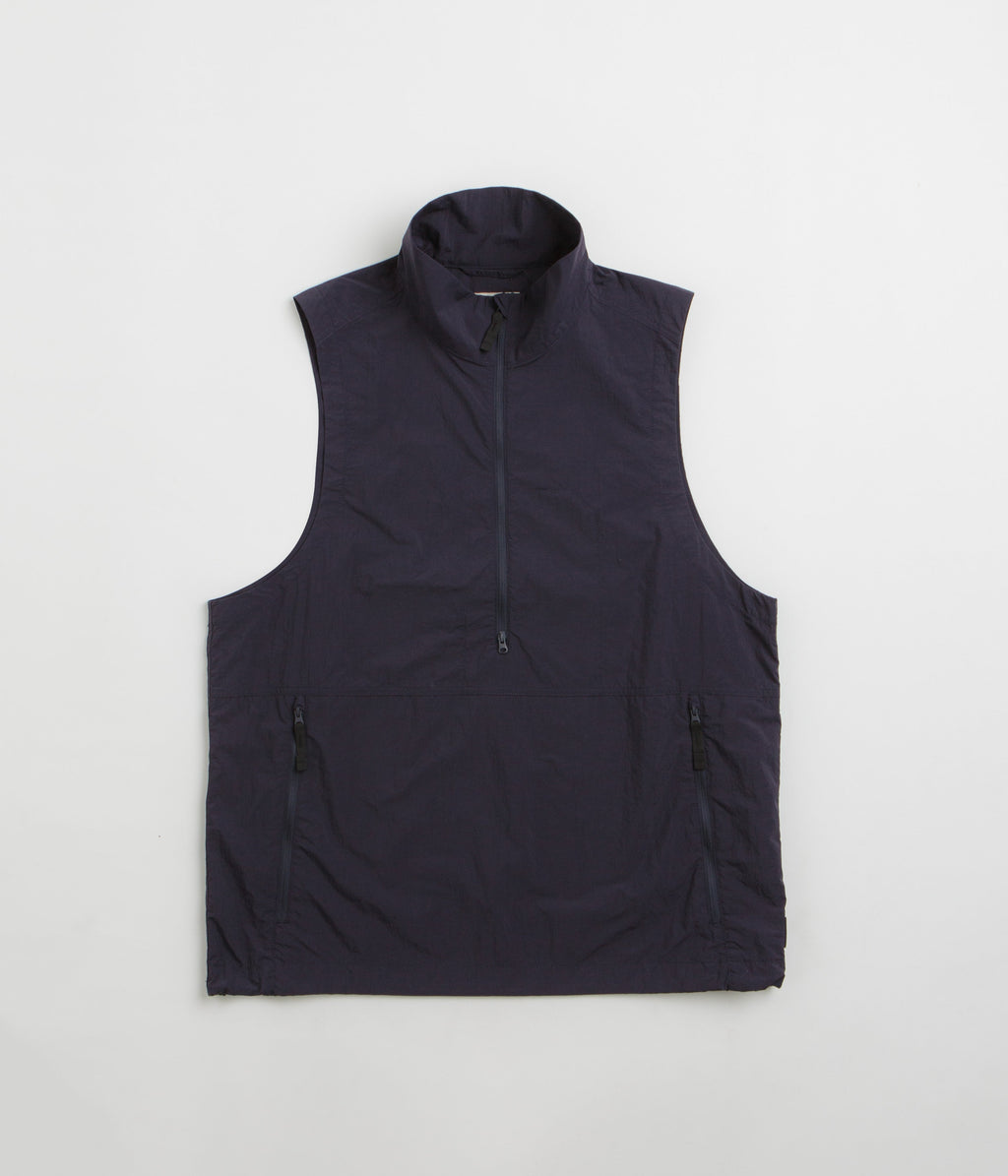 Snow Peak Nylon Tussah Utility Storage Vest - Navy