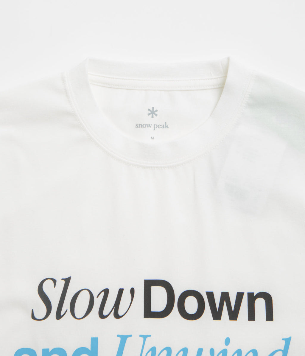 Snow Peak Relaxation T-Shirt - Off White