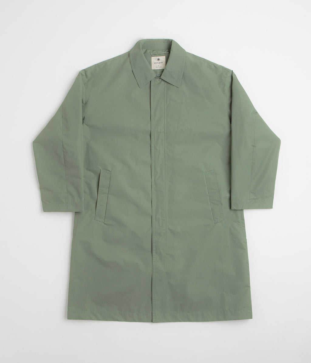 Snow Peak Windstopper Collar Coat - Foliage