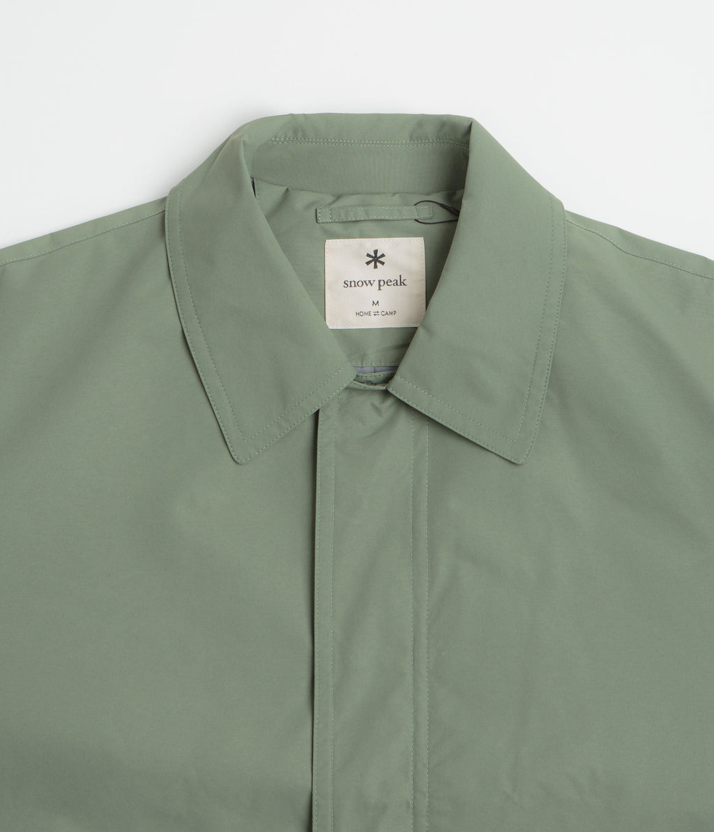 Snow Peak Windstopper Collar Coat - Foliage