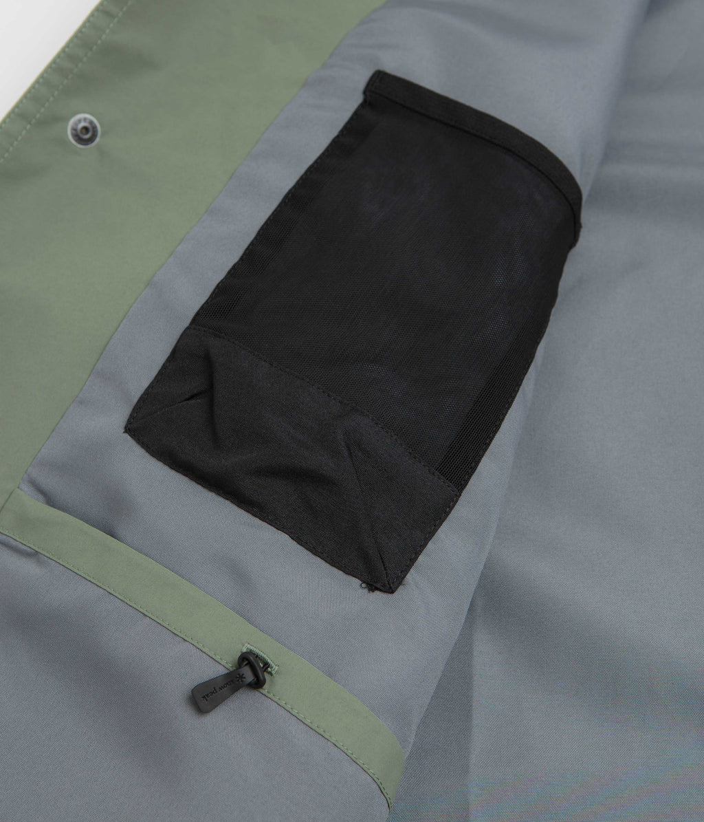 Snow Peak Windstopper Collar Coat - Foliage