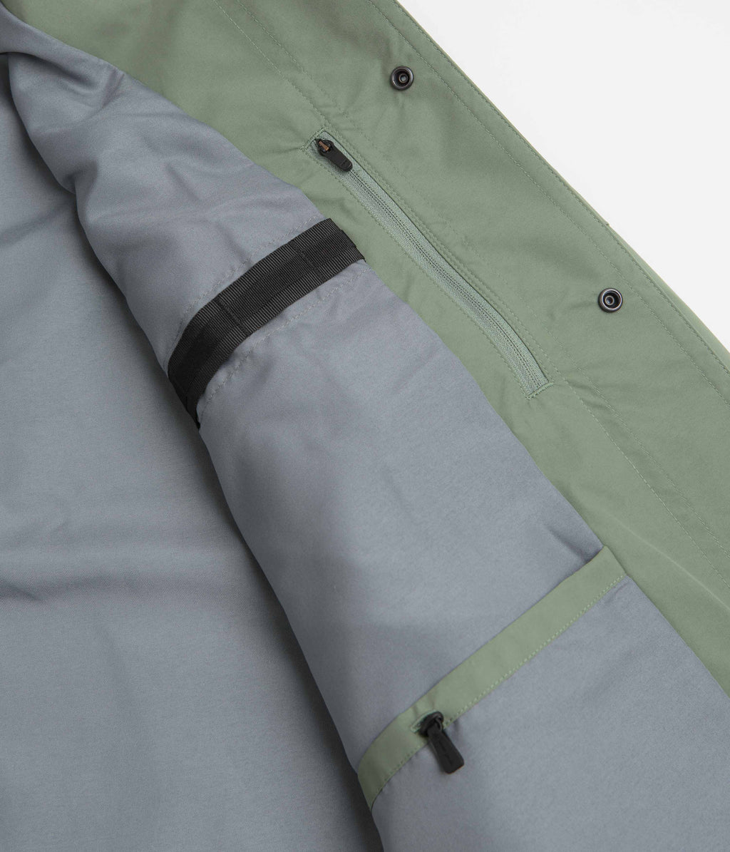 Snow Peak Windstopper Collar Coat - Foliage