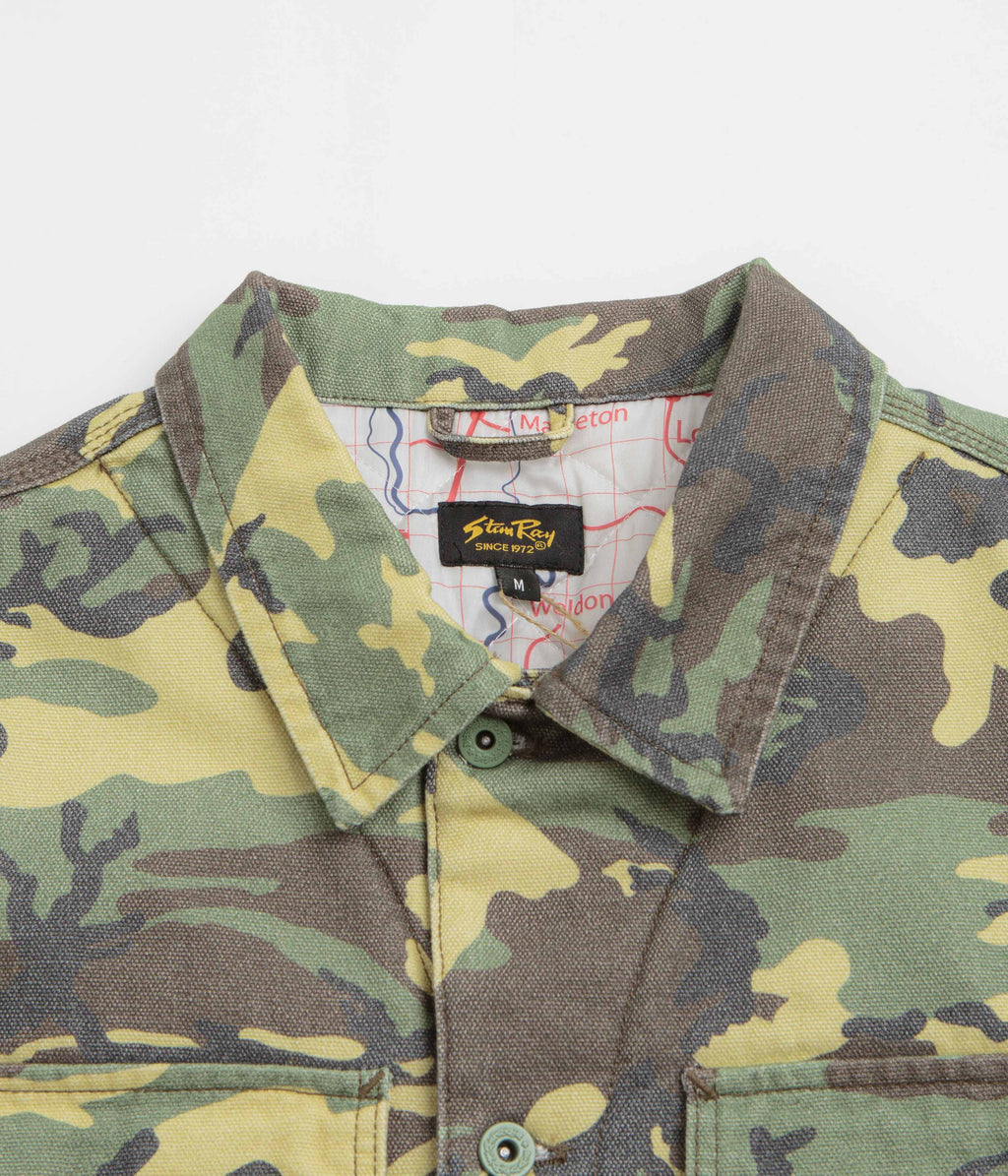 Stan Ray Lined Trucker Jacket - Woodland DPM Duck