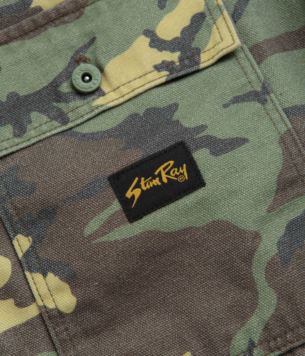 Stan Ray Lined Trucker Jacket - Woodland DPM Duck