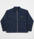Stan Ray Zip Shirt - Navy Bedford