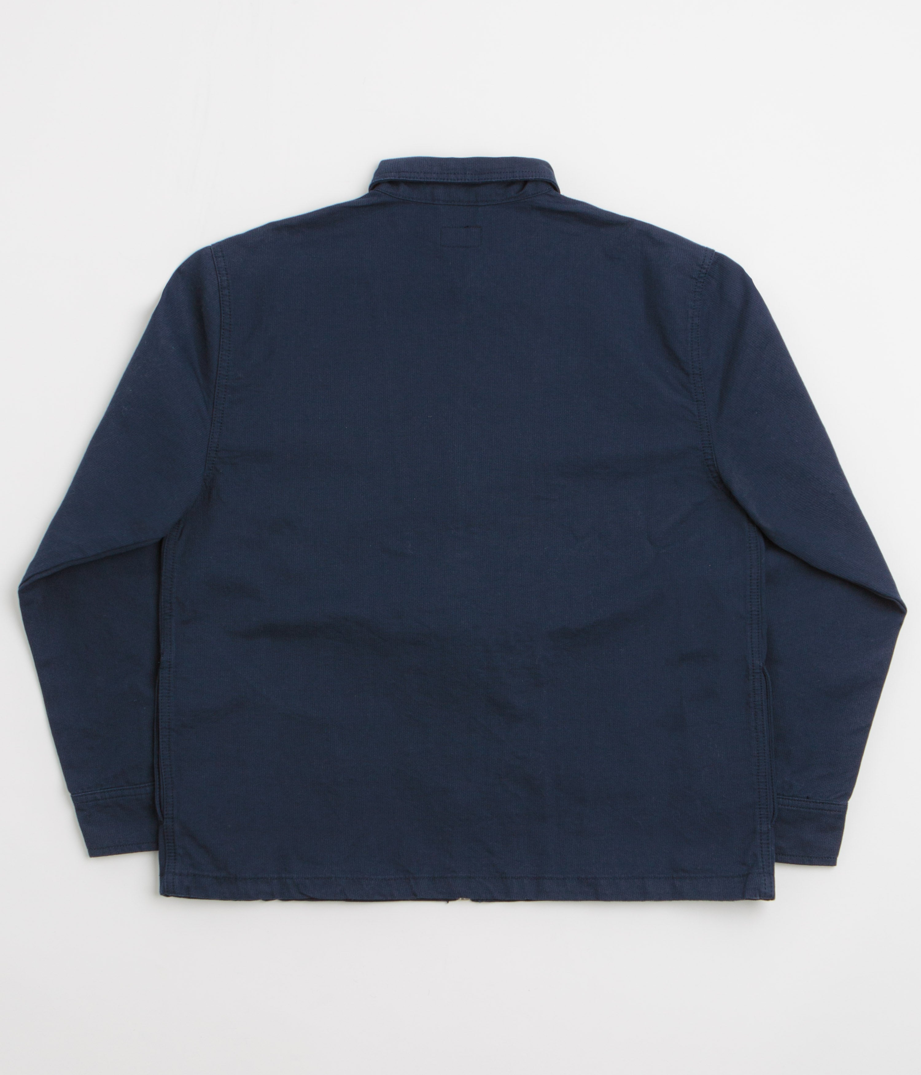 Stan Ray Zip Shirt - Navy Bedford
