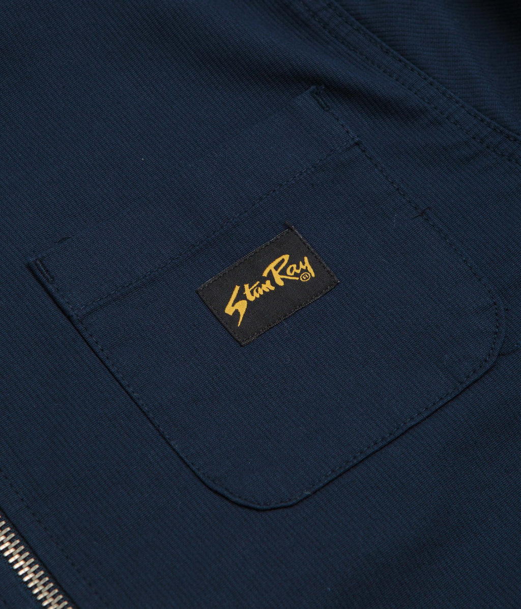 Stan Ray Zip Shirt - Navy Bedford