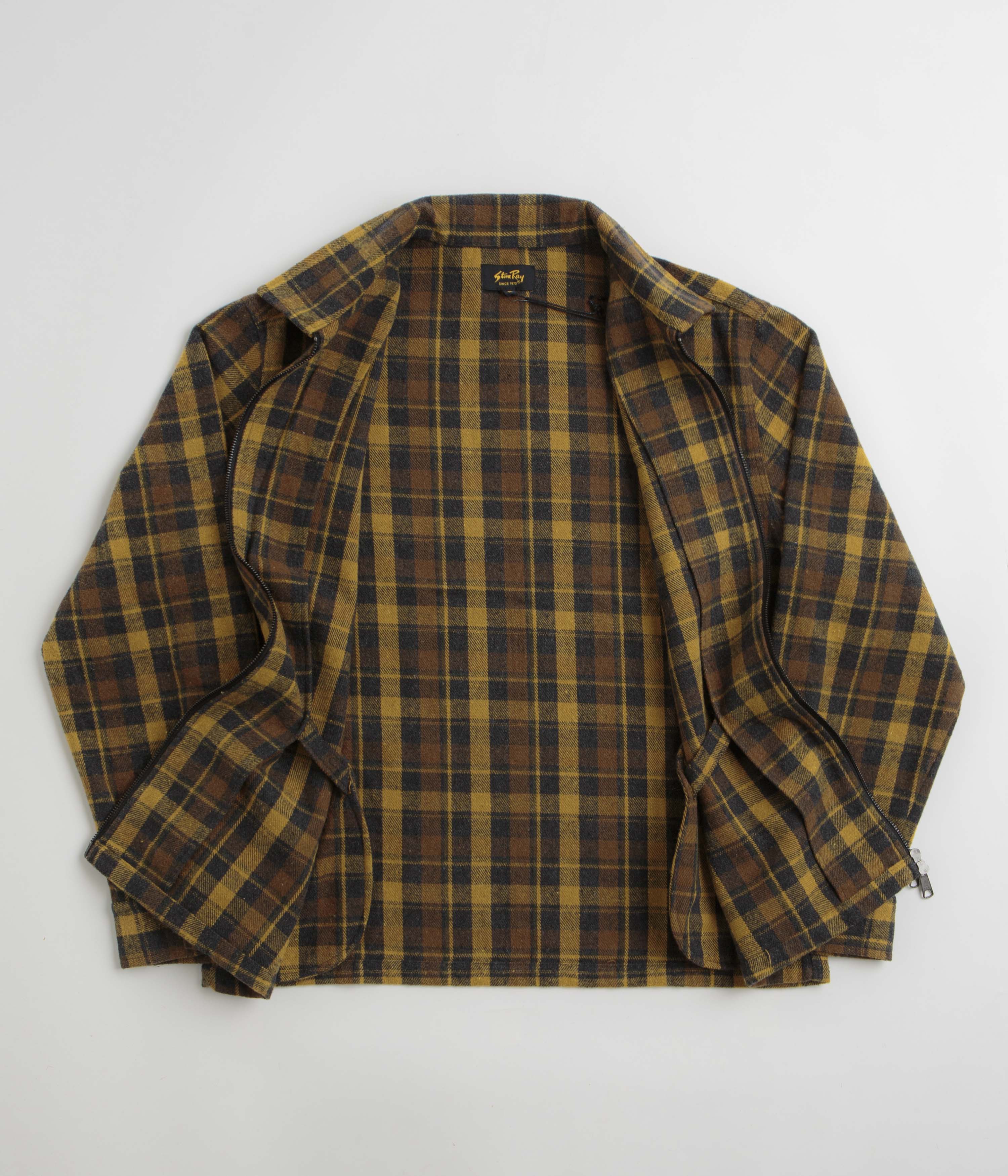Stan Ray Zip Shirt - Acorn Plaid