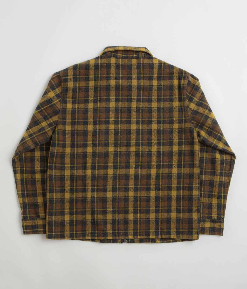 Stan Ray Zip Shirt - Acorn Plaid