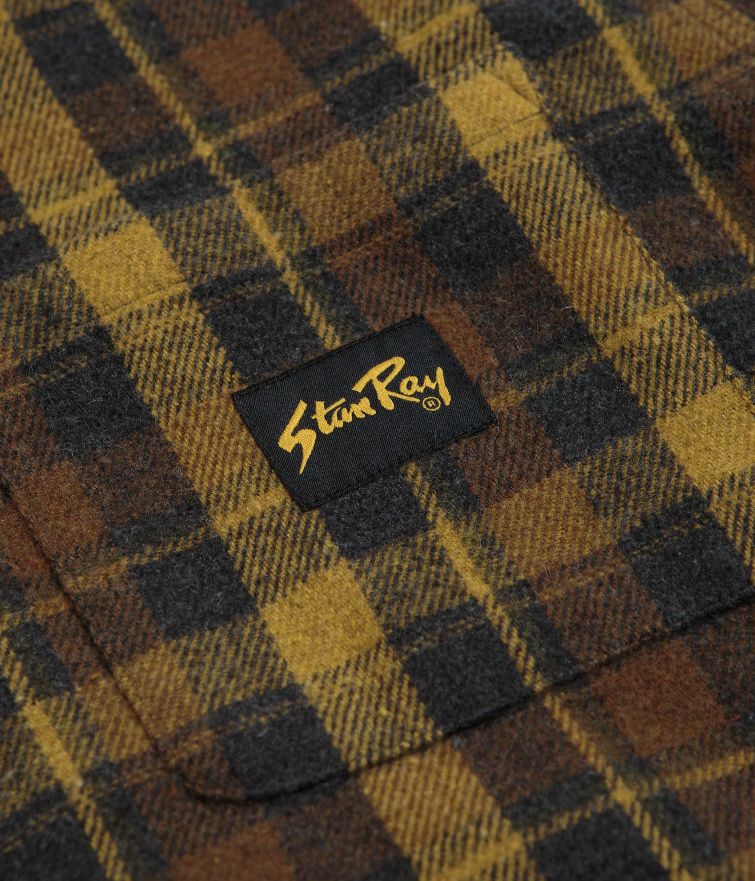 Stan Ray Zip Shirt - Acorn Plaid