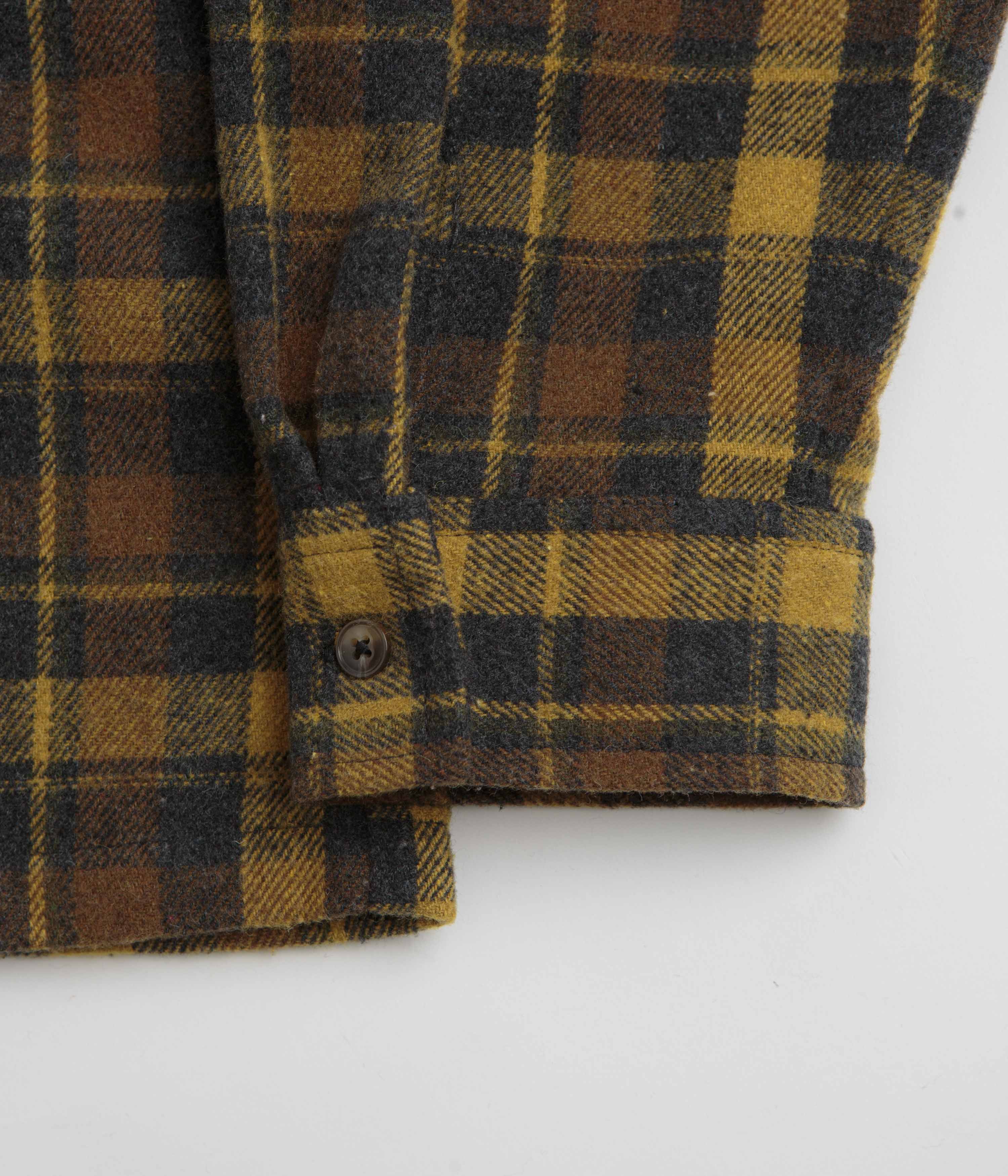 Stan Ray Zip Shirt - Acorn Plaid