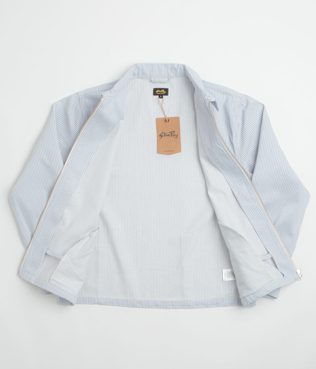 Stan Ray Zip Shirt - Cosmic Purple Hickory