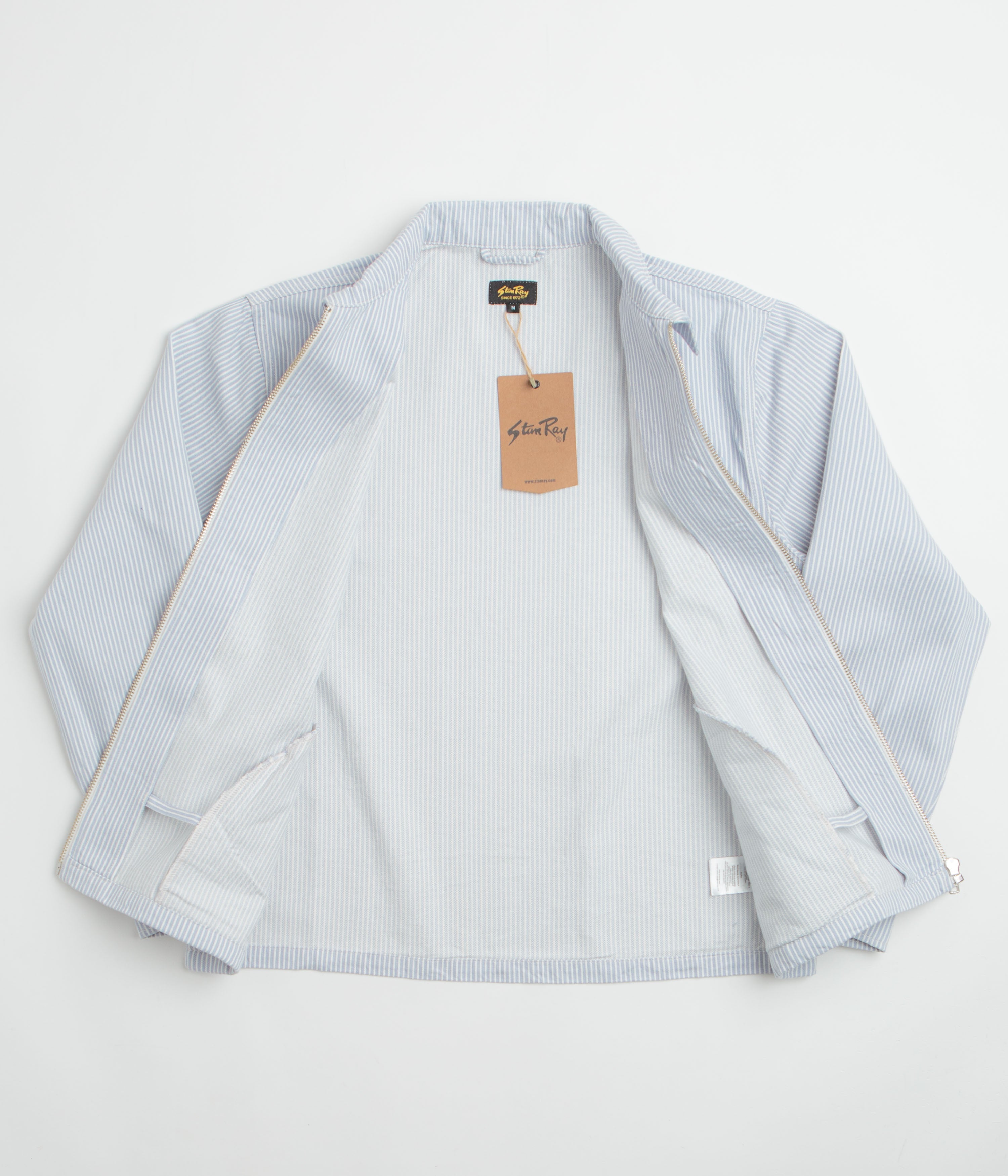 Stan Ray Zip Shirt - Cosmic Purple Hickory