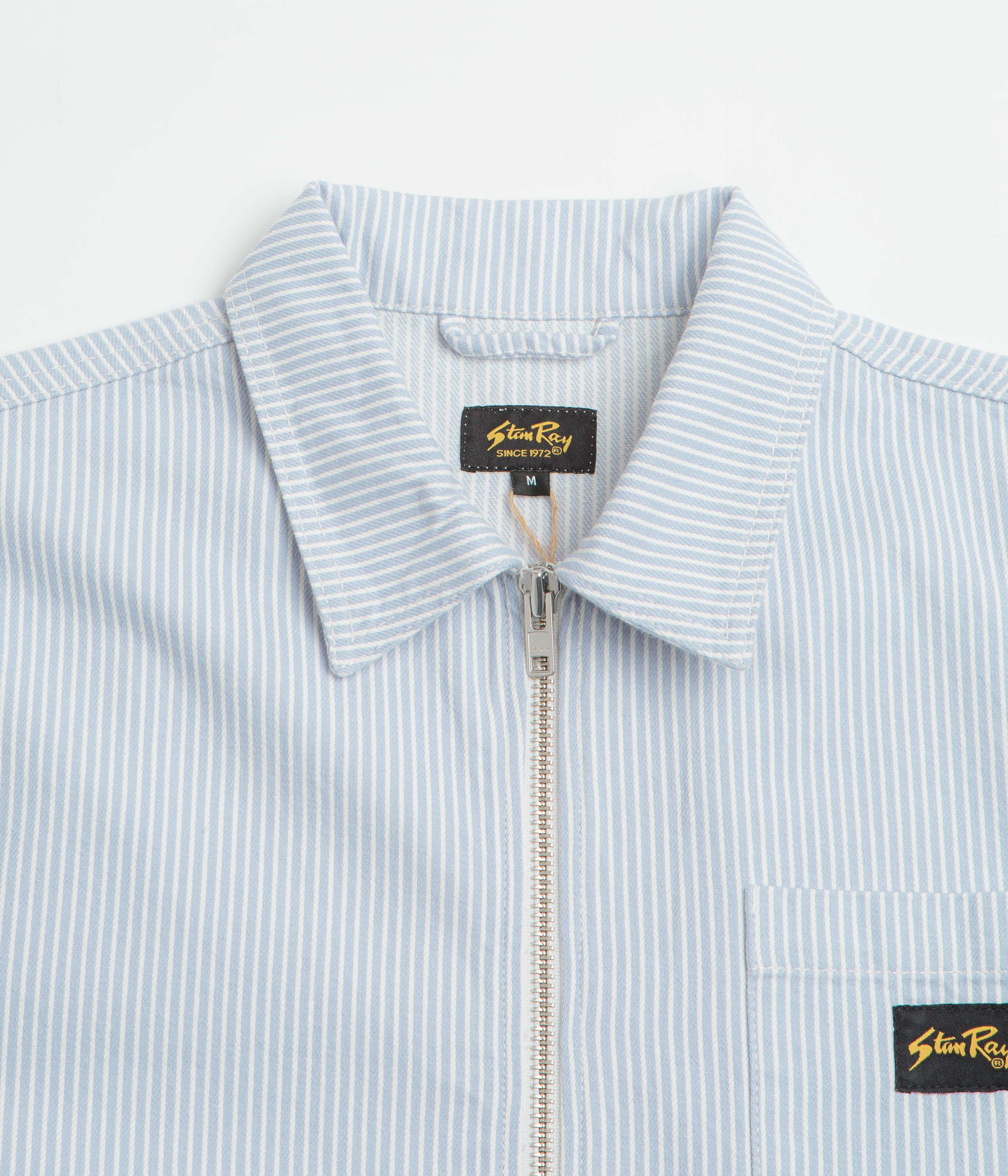 Stan Ray Zip Shirt - Cosmic Purple Hickory