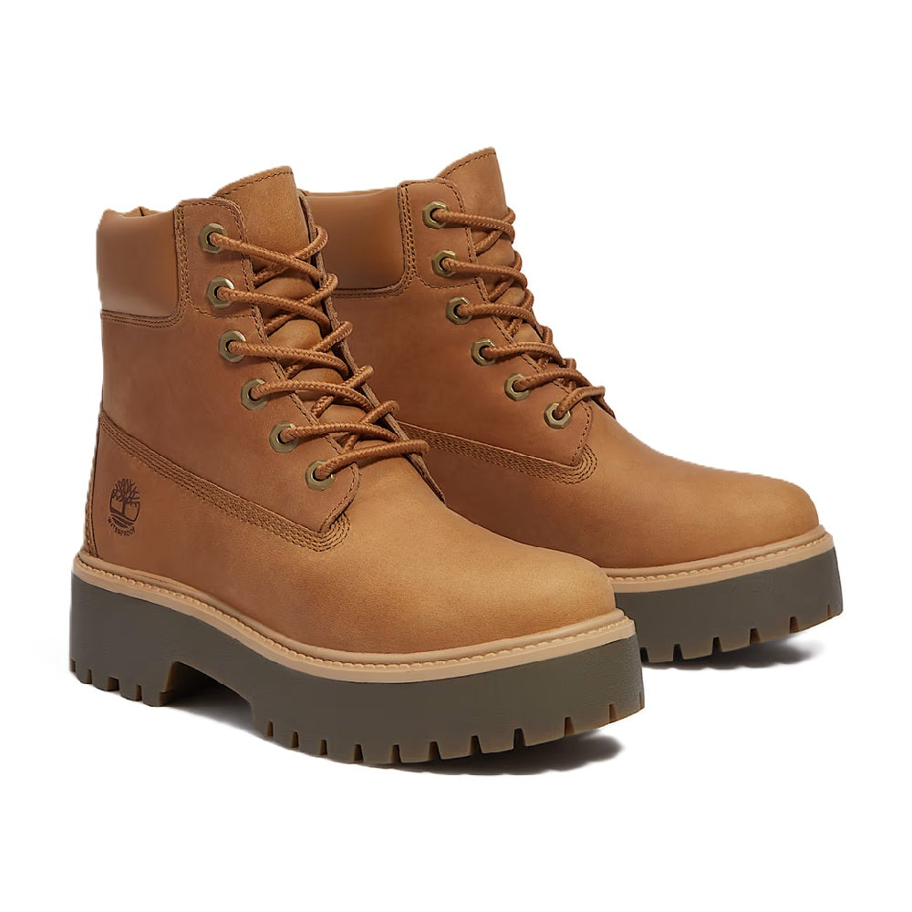 Women's Timberland Stone Street 6 In WP Wheat Full Grain Platform (TB0A2H3C EN1)