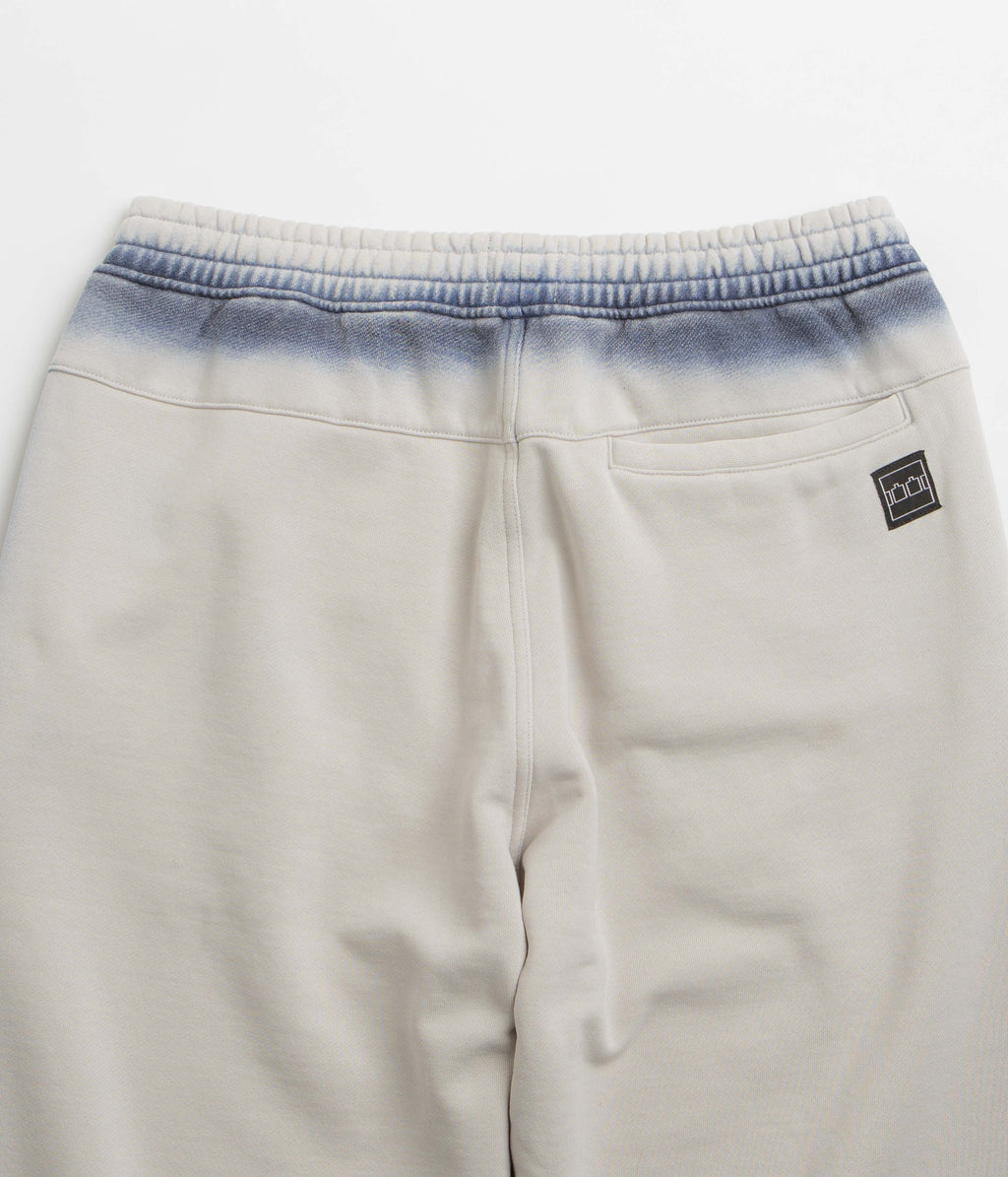 The Trilogy Tapes Overdye Open Hem Sweatpants - Grey / Blue