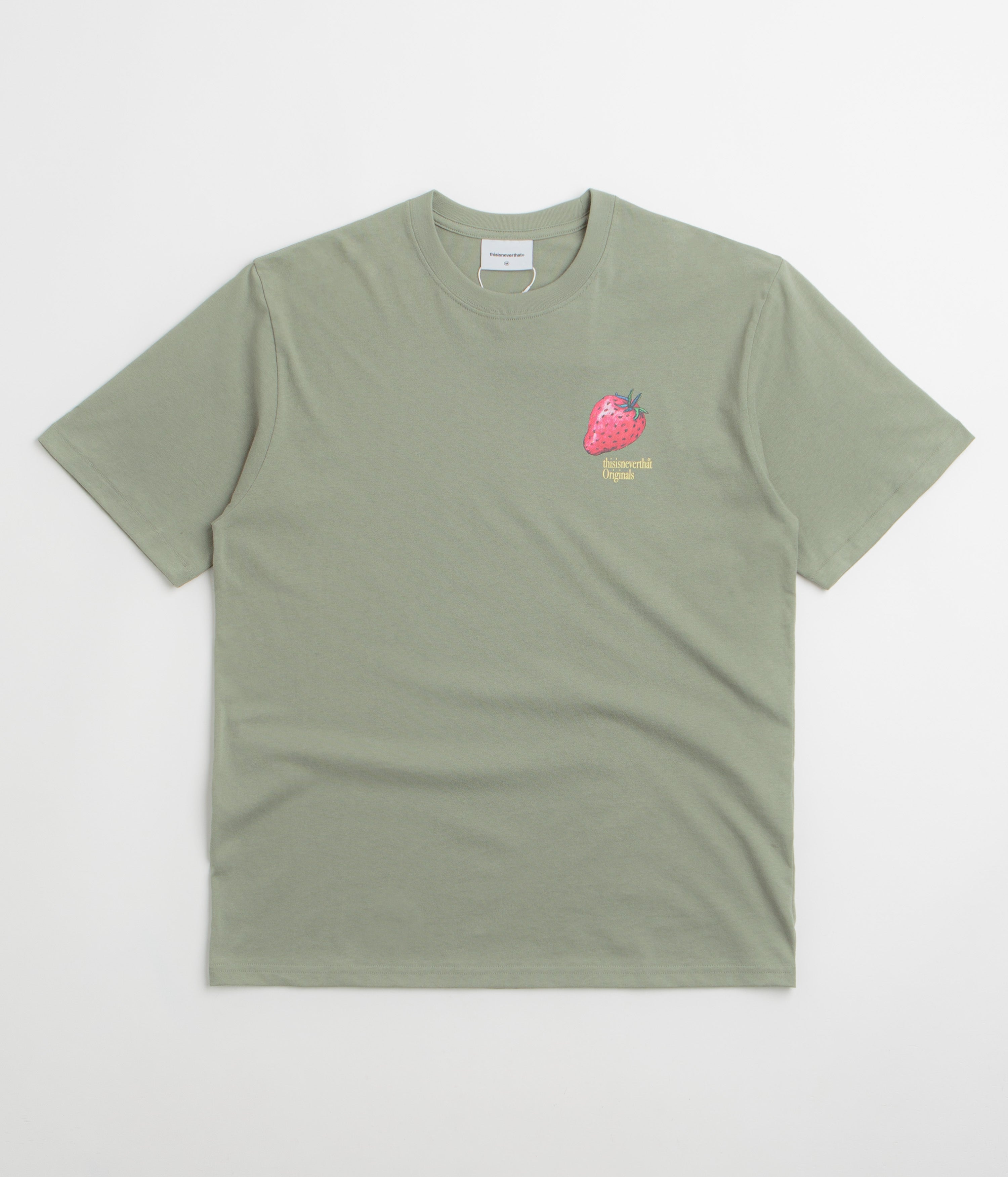 thisisneverthat Strawberry T-Shirt - Light Olive