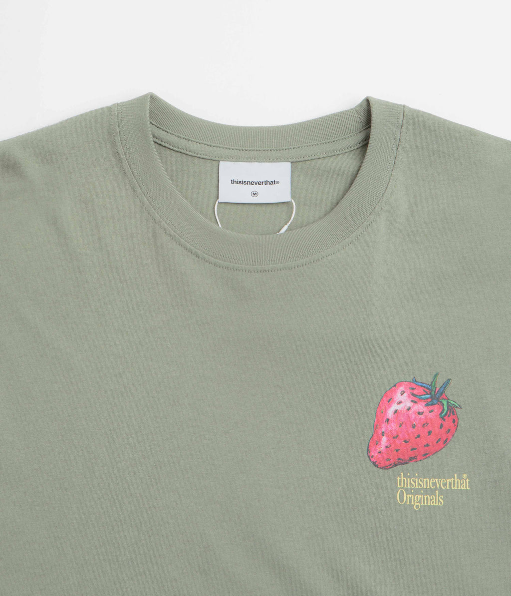 thisisneverthat Strawberry T-Shirt - Light Olive