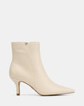 Tiara Ecru Leather Ankle Boot