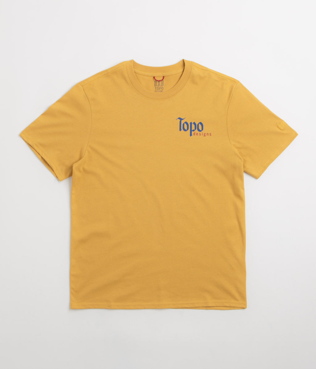 Topo Designs Peak T-Shirt - Goldenrod
