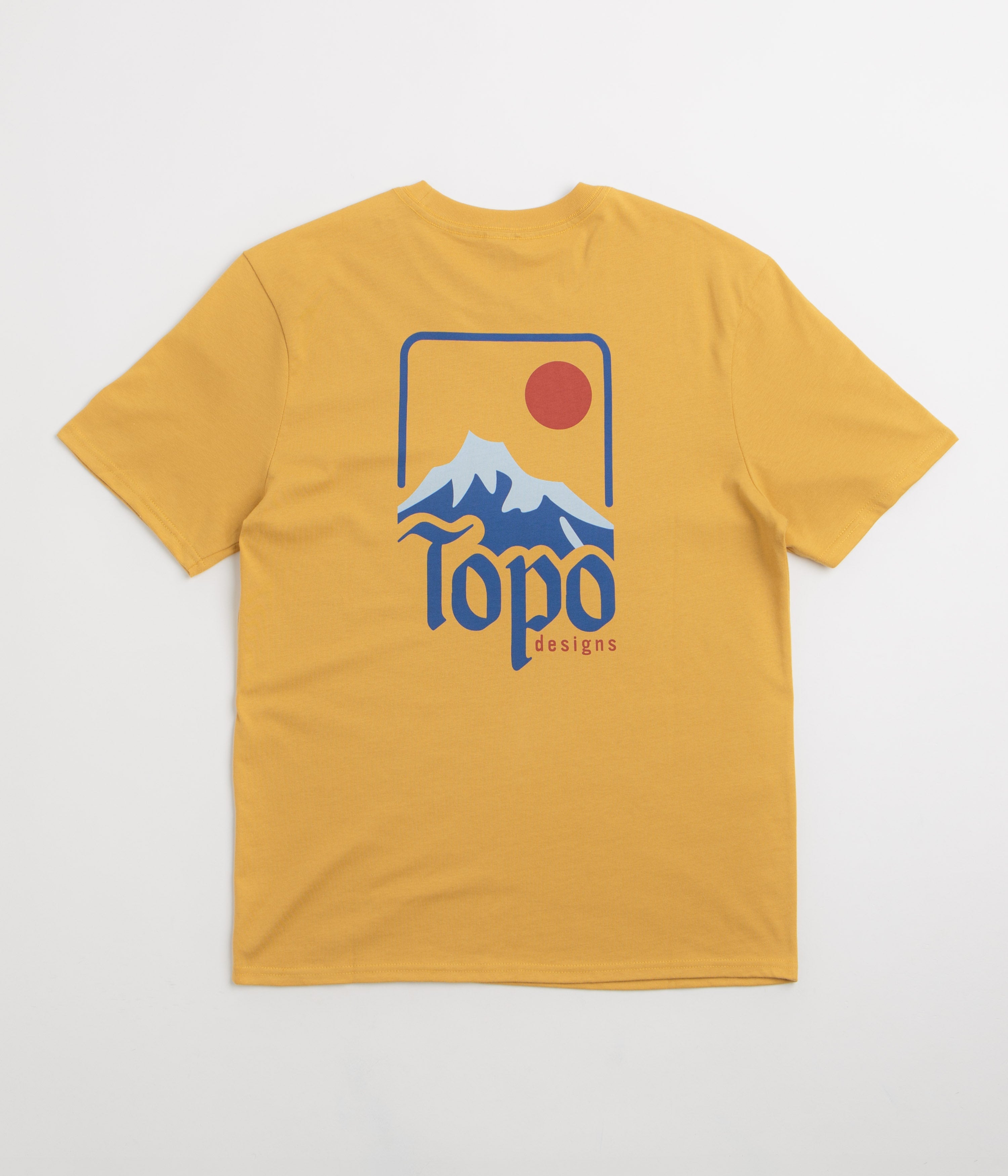 Topo Designs Peak T-Shirt - Goldenrod