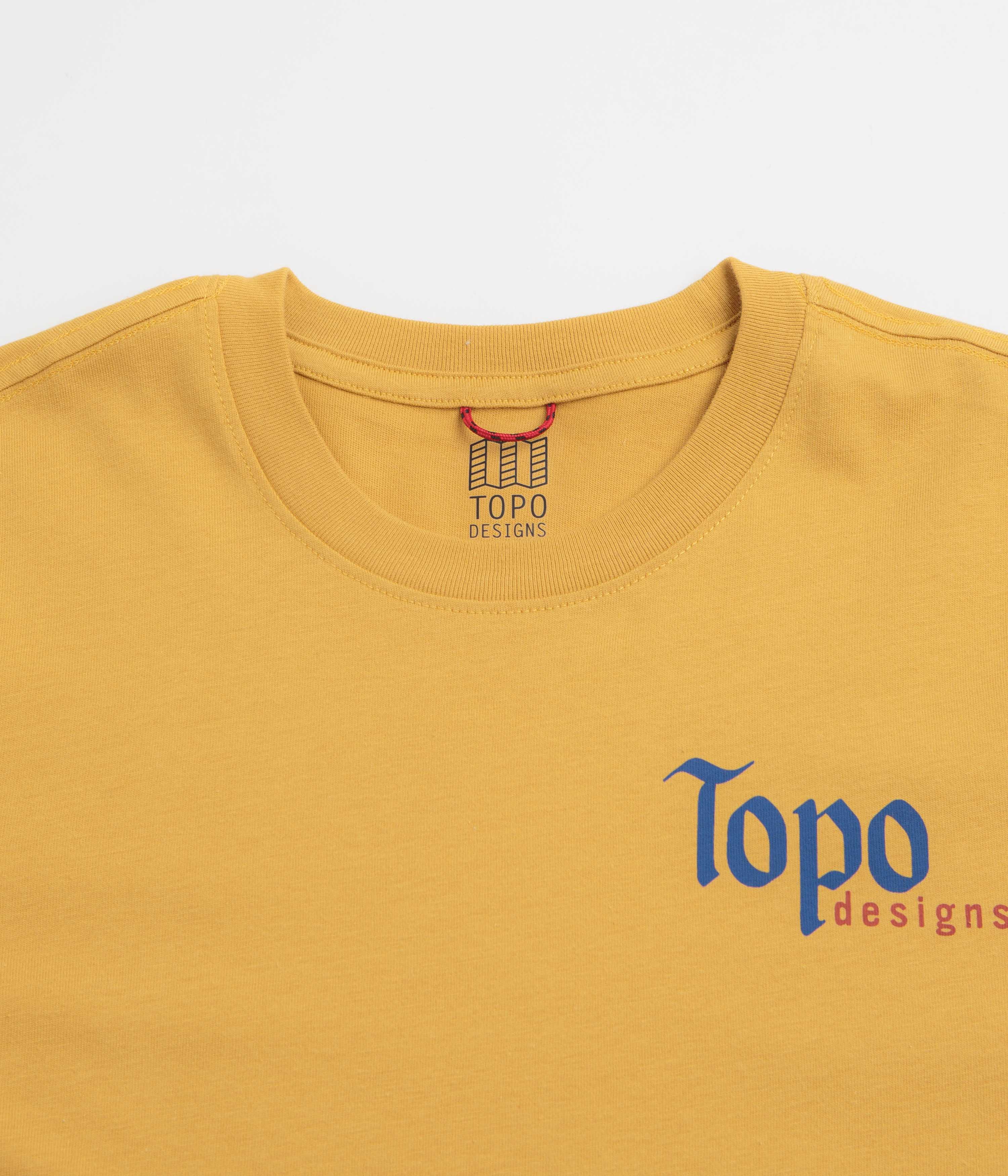 Topo Designs Peak T-Shirt - Goldenrod