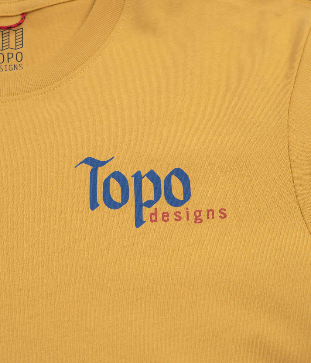 Topo Designs Peak T-Shirt - Goldenrod