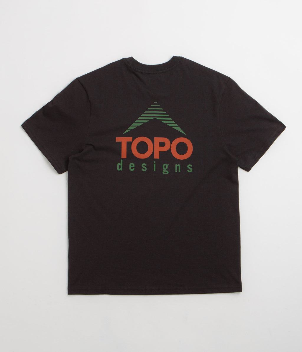 Topo Designs Retro Icon T-Shirt - Black