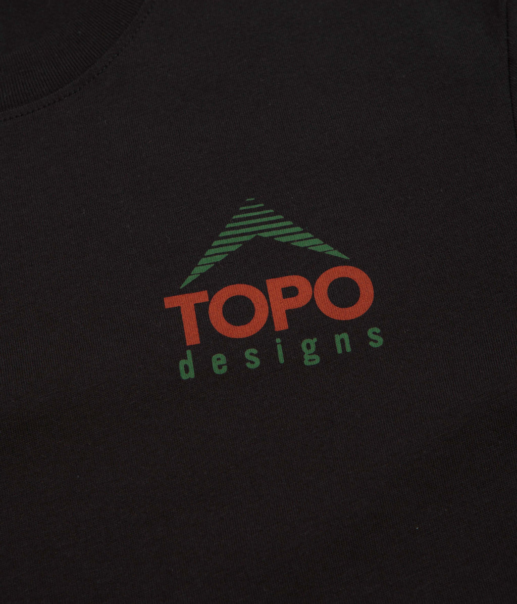 Topo Designs Retro Icon T-Shirt - Black