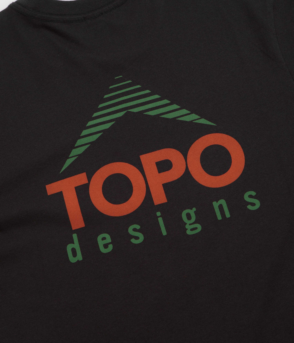 Topo Designs Retro Icon T-Shirt - Black