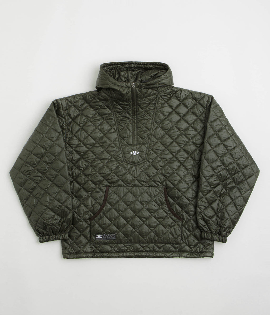 Umbro Masked Diamond Anorak - Dark Olive