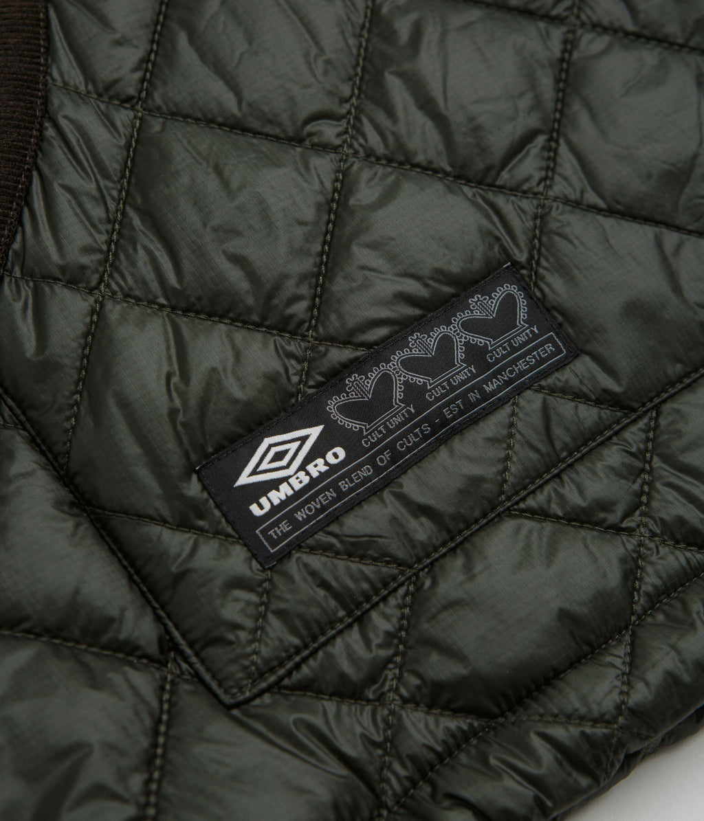 Umbro Masked Diamond Anorak - Dark Olive