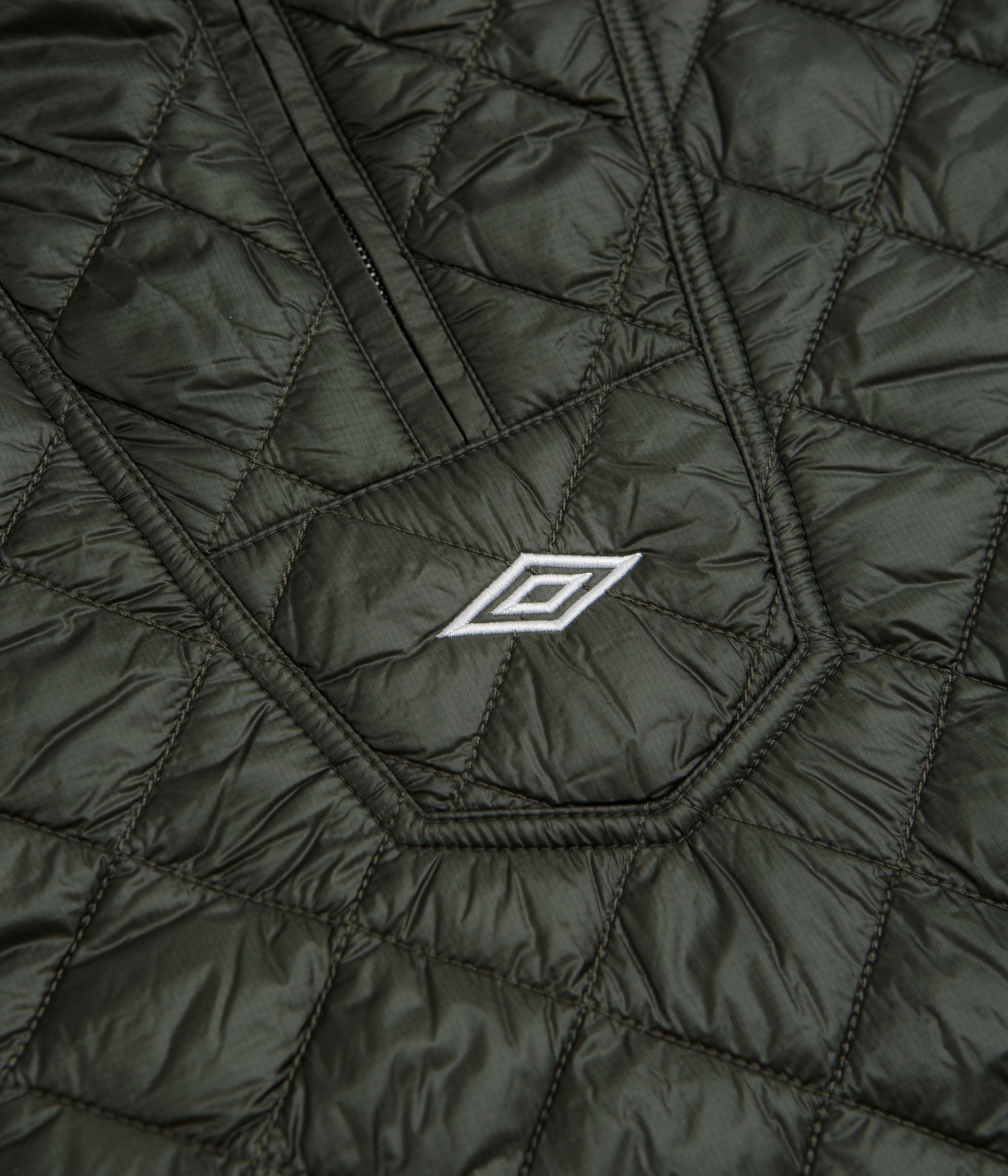 Umbro Masked Diamond Anorak - Dark Olive