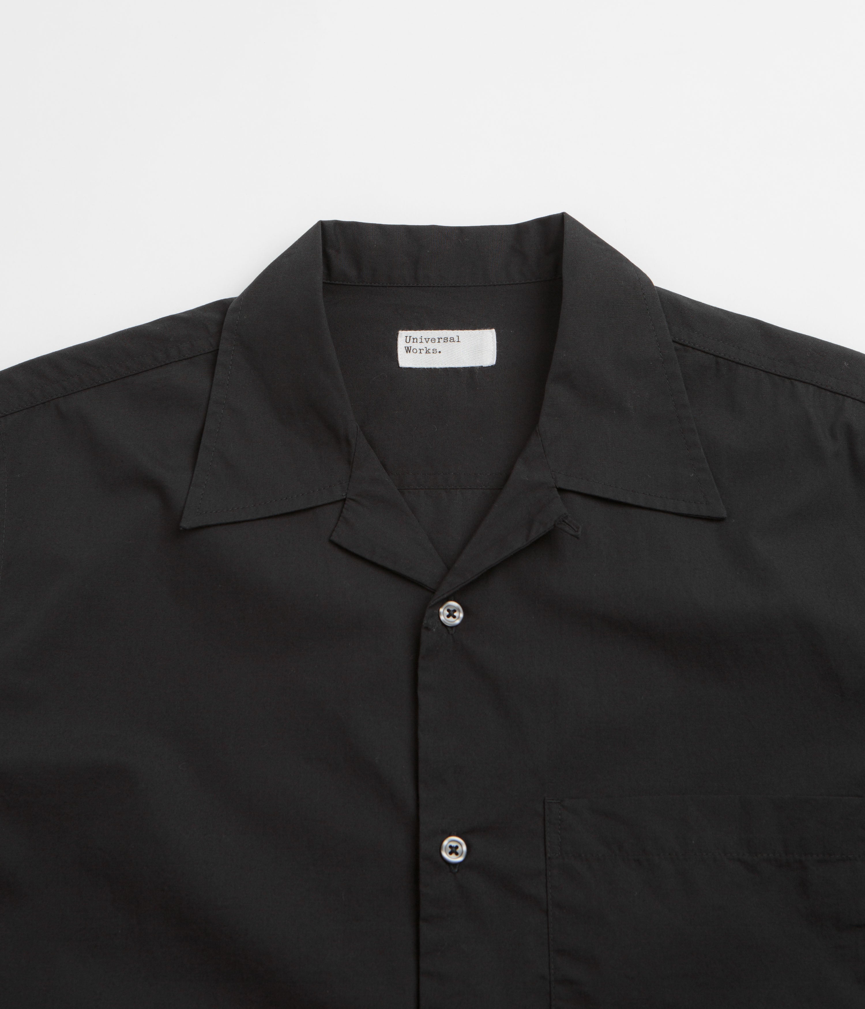 Universal Works Camp Shirt - Black