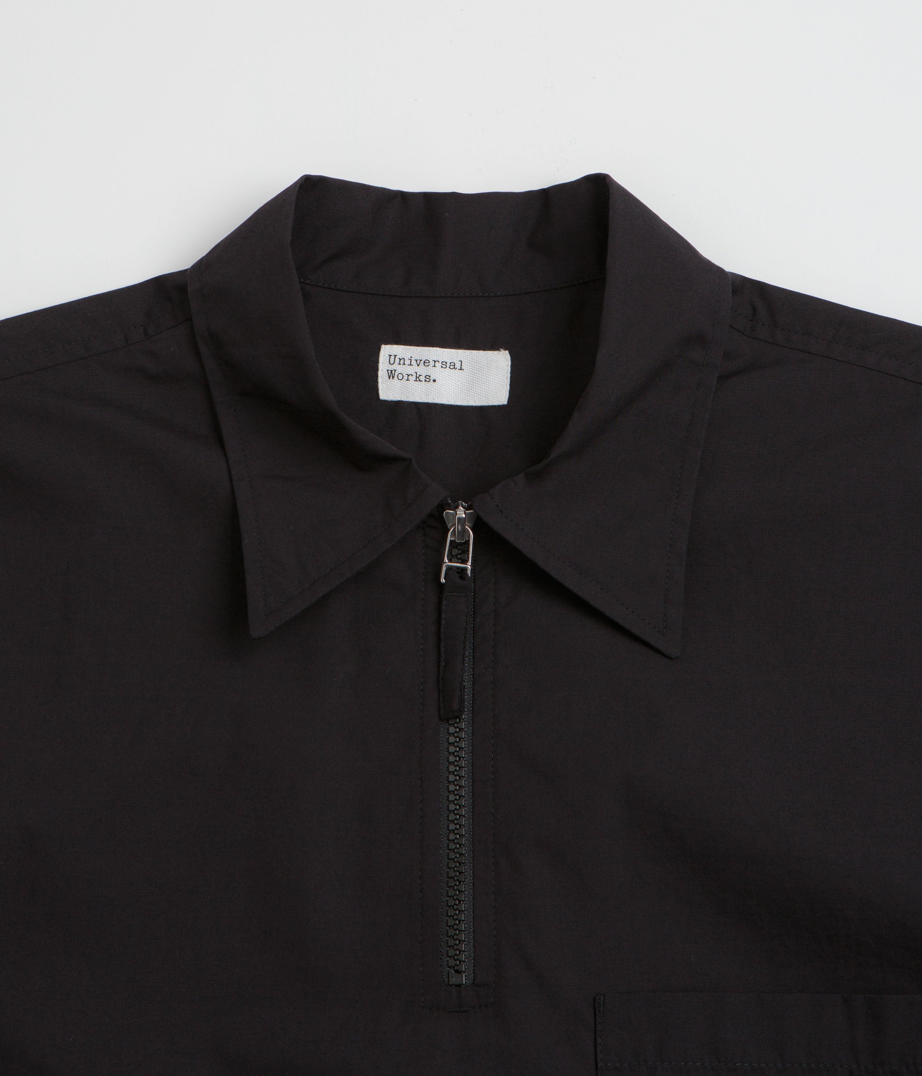 Universal Works Ewan Short Sleeve Shirt - Black