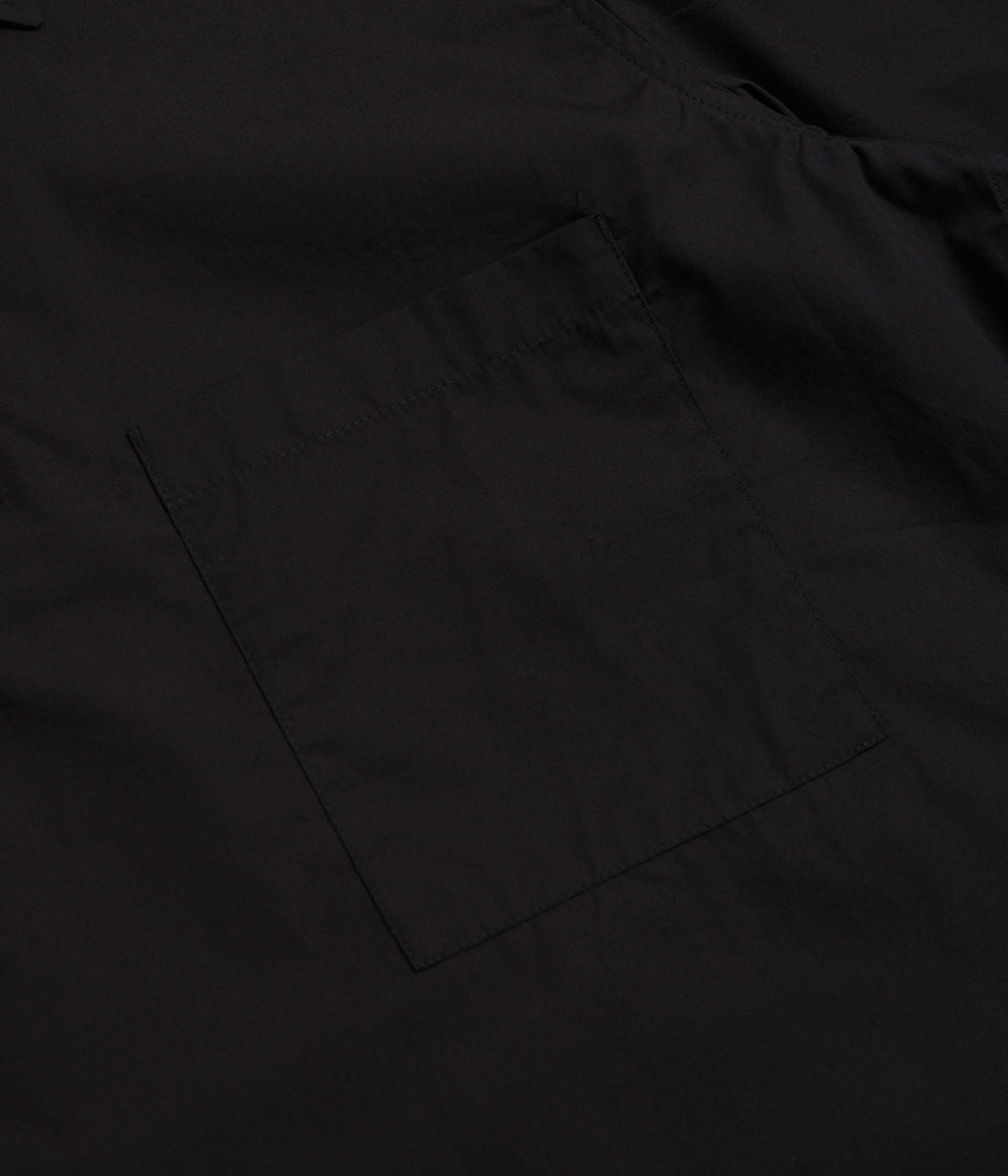 Universal Works Ewan Short Sleeve Shirt - Black