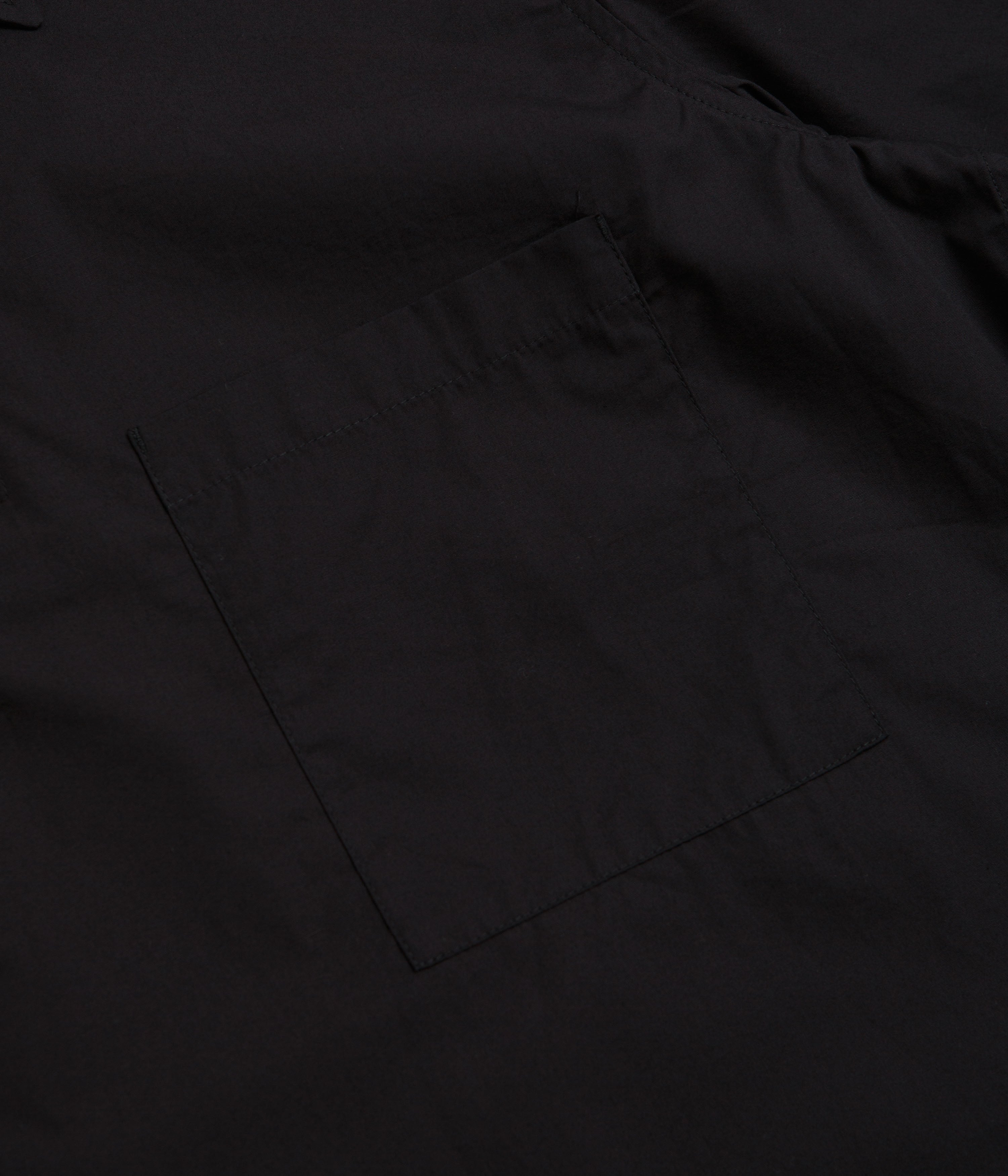 Universal Works Ewan Short Sleeve Shirt - Black