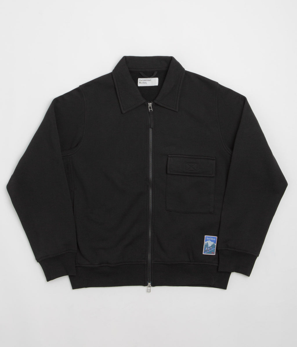Universal Works Tyler Sweat Jacket - Black