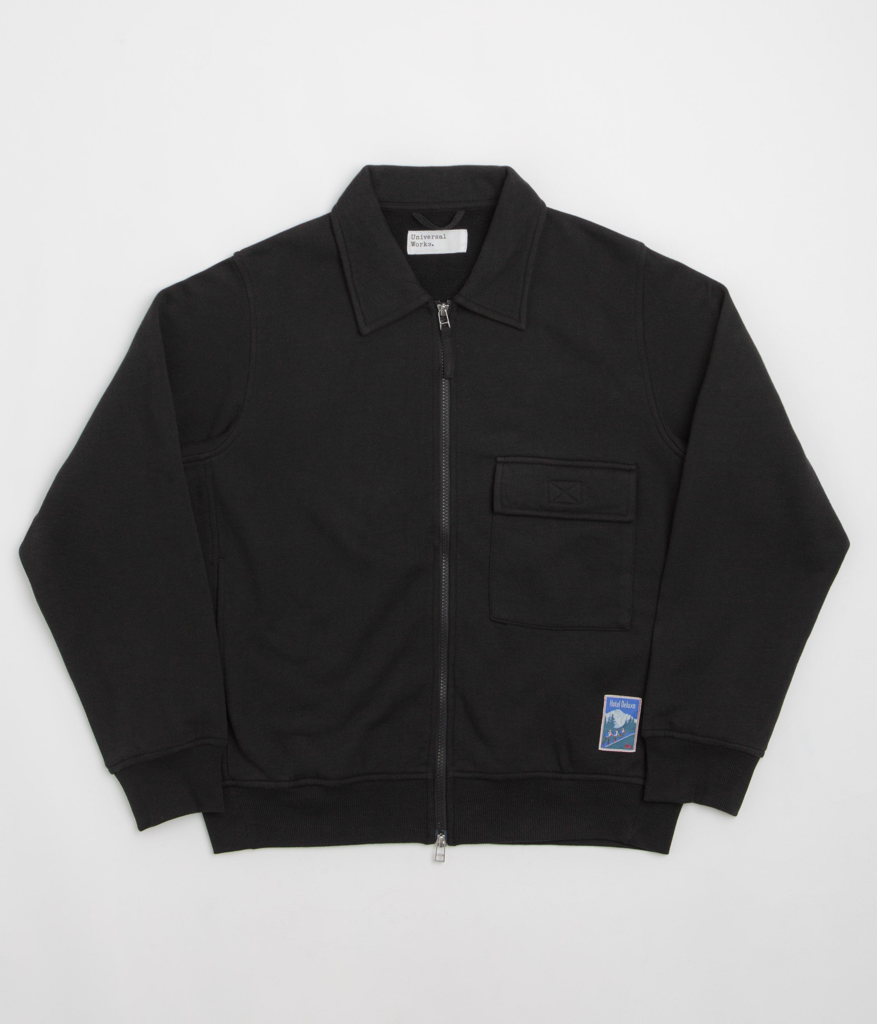 Universal Works Tyler Sweat Jacket - Black
