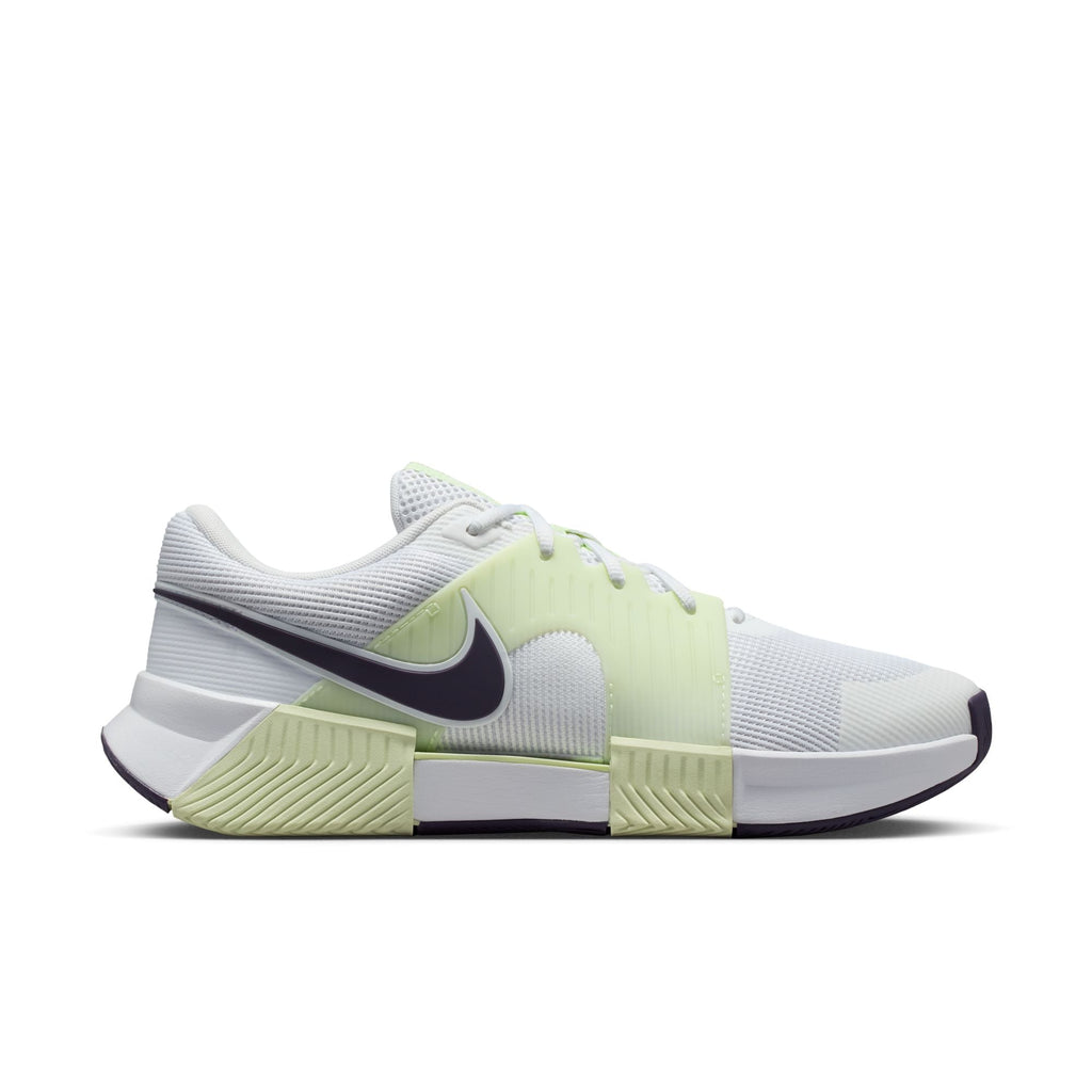Nike Men's GP Challenge 1.5 Hard Court Tennis Shoes In White/Dark Raisin-Volt Tint