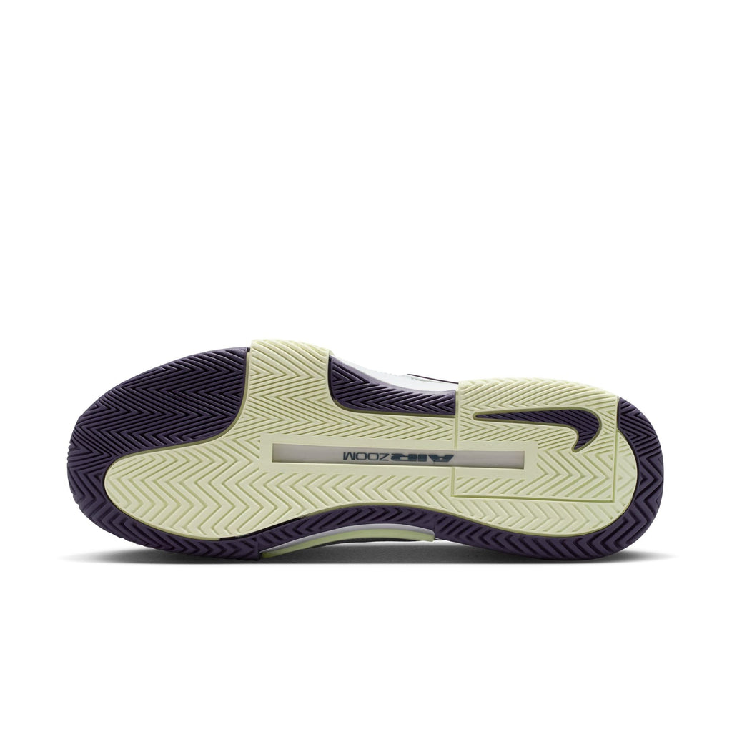 Nike Men's GP Challenge 1.5 Hard Court Tennis Shoes In White/Dark Raisin-Volt Tint
