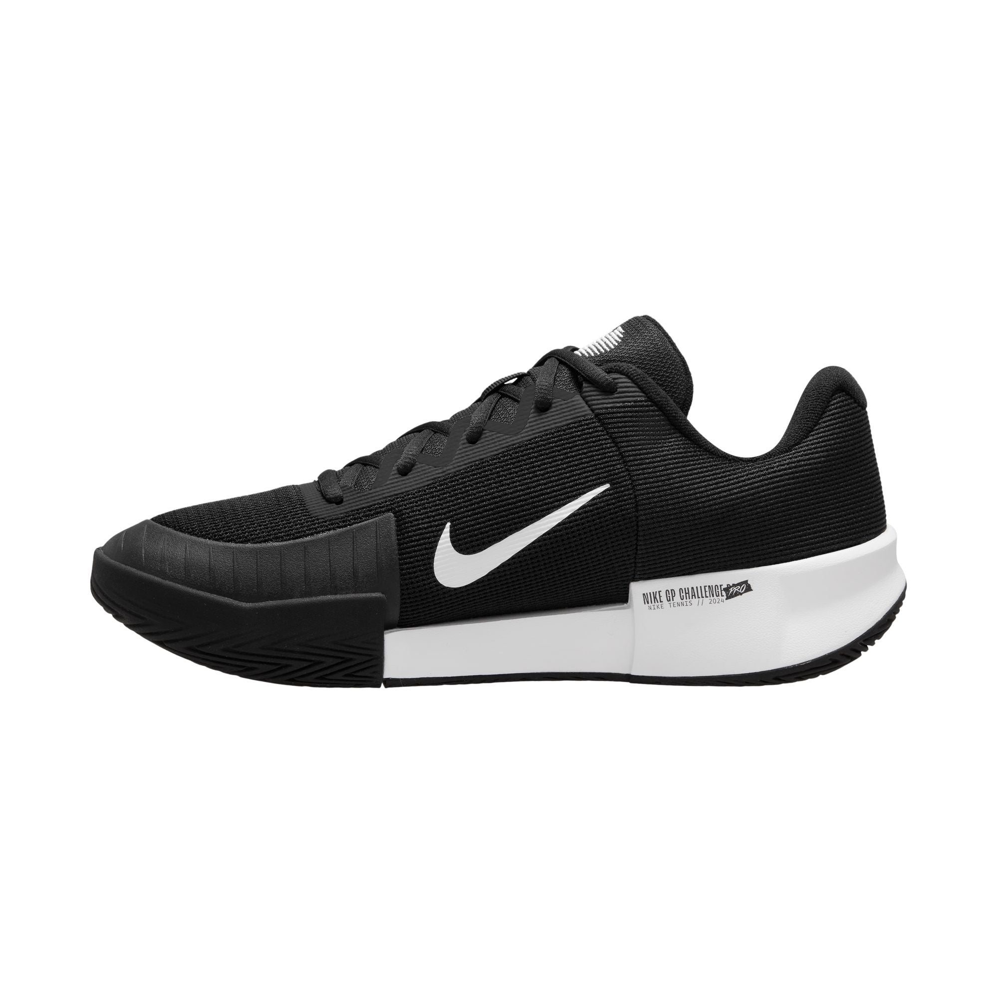Nike Men's GP Challenge Pro Hard Court Shoes in Black/White-Black