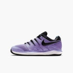 Nike Little/Big Kids' Court Jr. Vapor X Little/Big Kids' Tennis Shoes In Purple Agate/Black-White-Hyper Crimson
