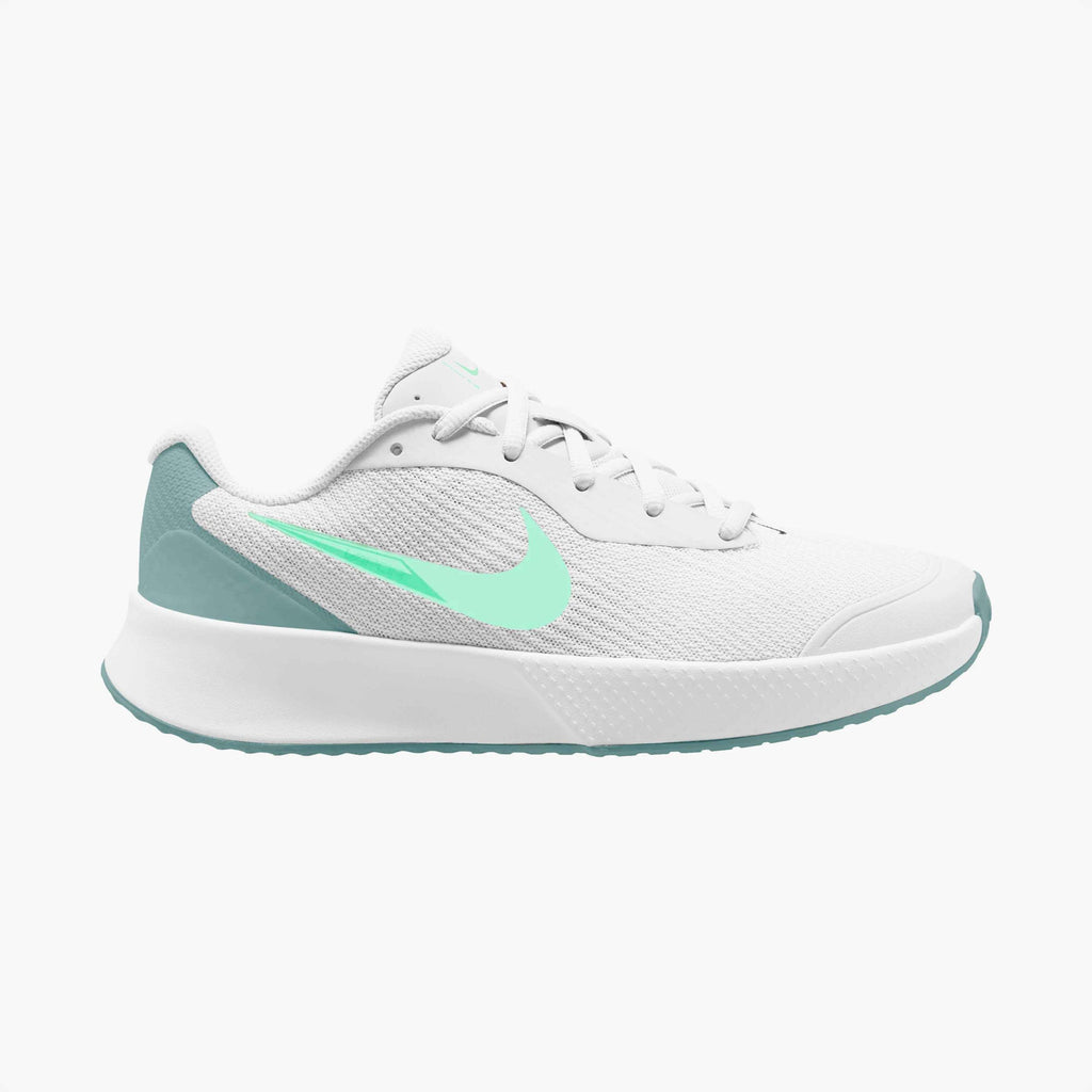Nike Women's Vapor Lite 3 Hard Court Tennis Shoes in White/Mint Foam-Cannon