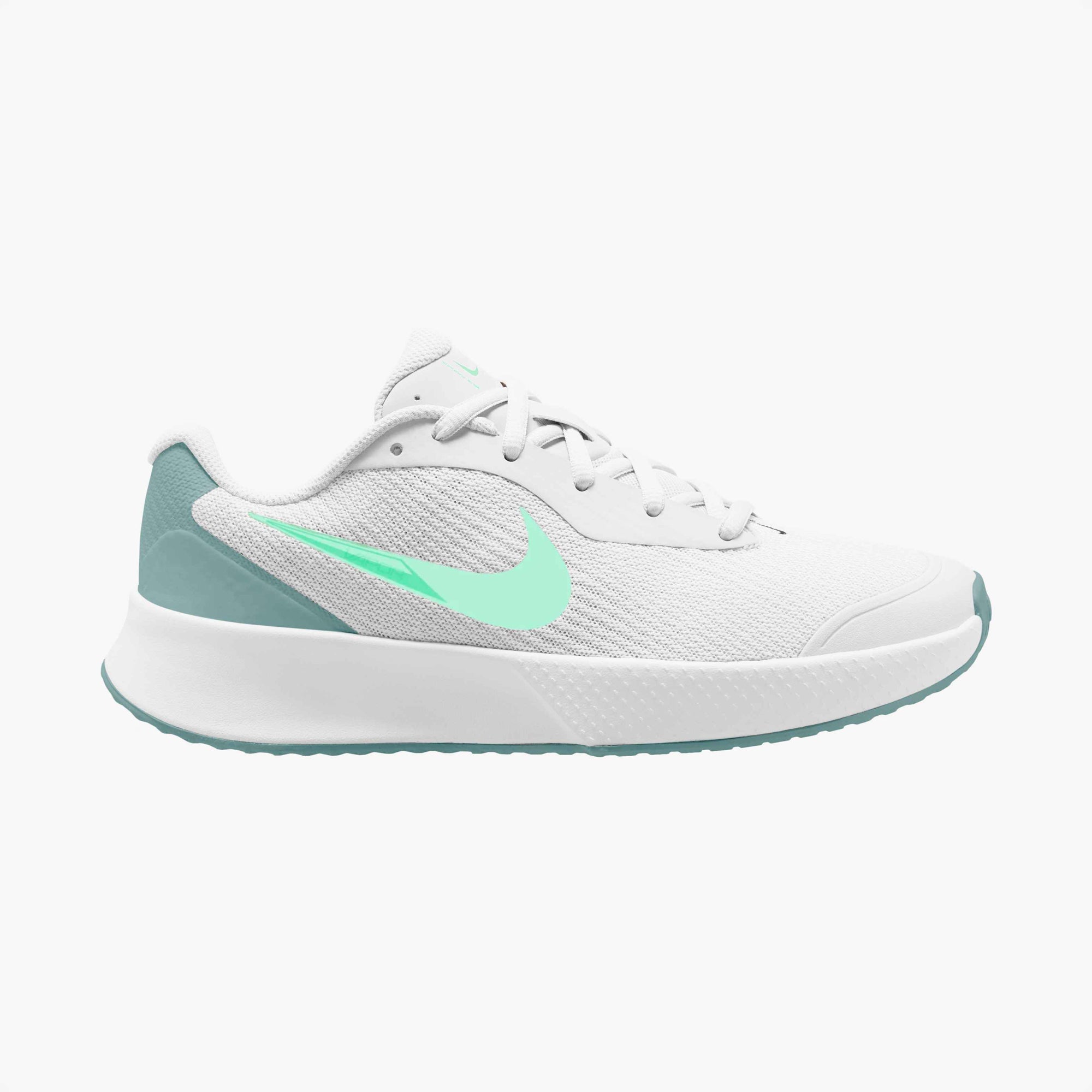 Nike Women's Vapor Lite 3 Hard Court Tennis Shoes in White/Mint Foam-Cannon